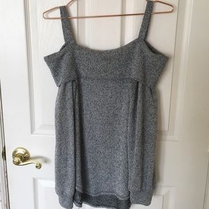 Cold shoulder sweater